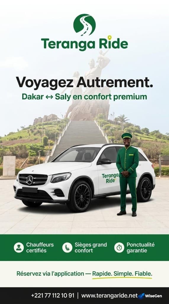 Flyer Teranga Ride — Voyagez Autrement